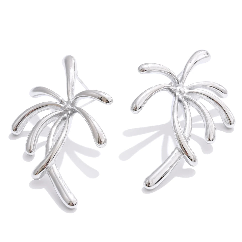 Coconut Tree Stud Earrings