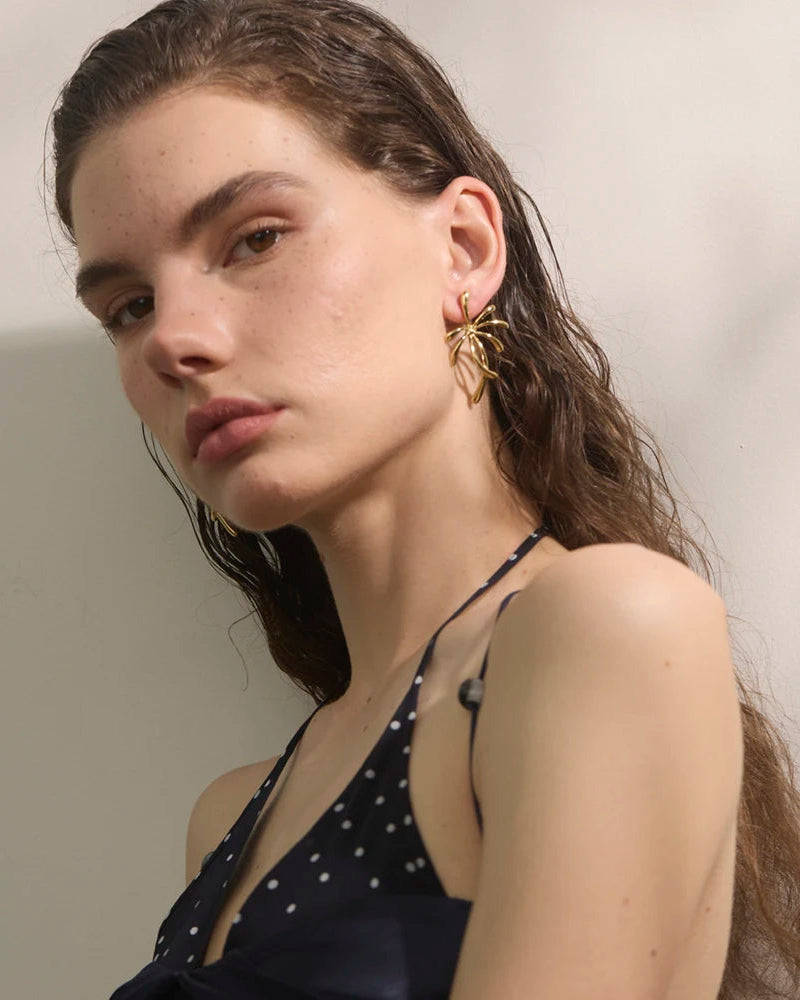 Coconut Tree Stud Earrings