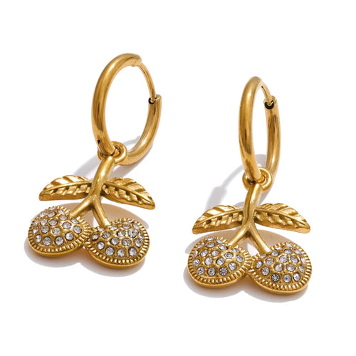 Bling Cherry Earring