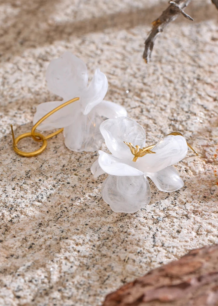 Lily Flower Dangle Earrings