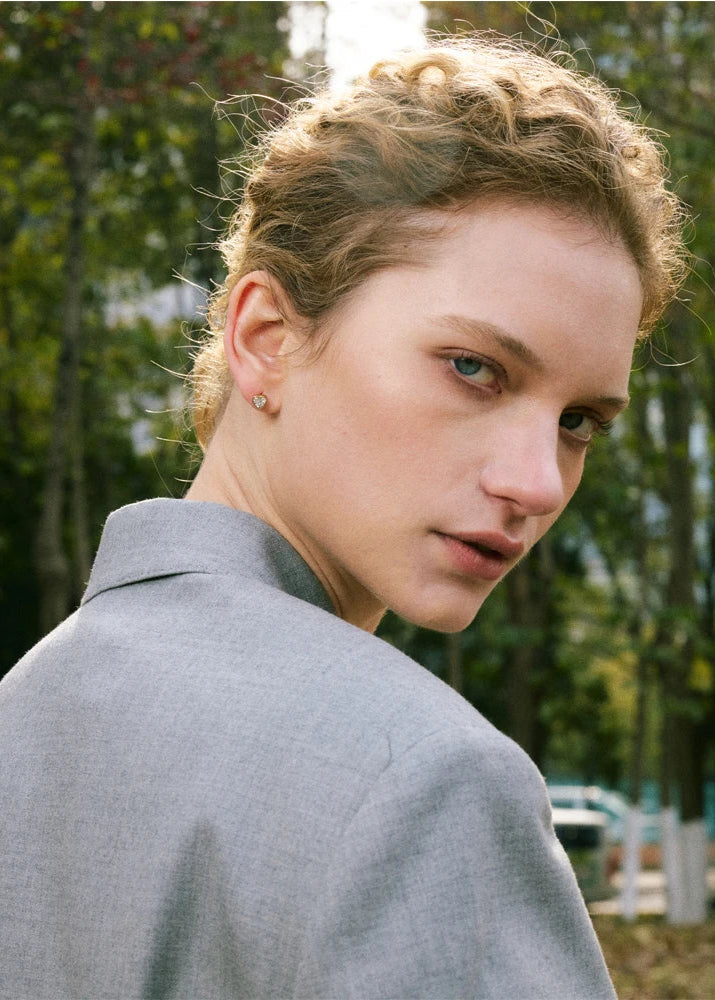Heart Stud Earrings